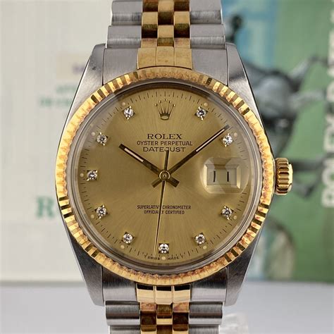 1987 rolex datejust|rolex datejust 16013 diamond bezel.